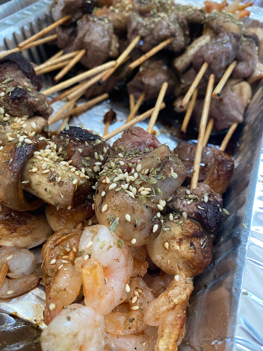 BROCHETAS MAR Y TIERRA